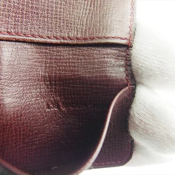 Cartier Key case must line Bordeaux leather Authentic Used - Picture 10 of 10